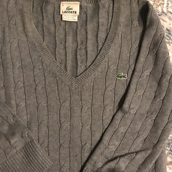 Lacoste cableknit sweater size 36 (S) - Picture 3 of 4